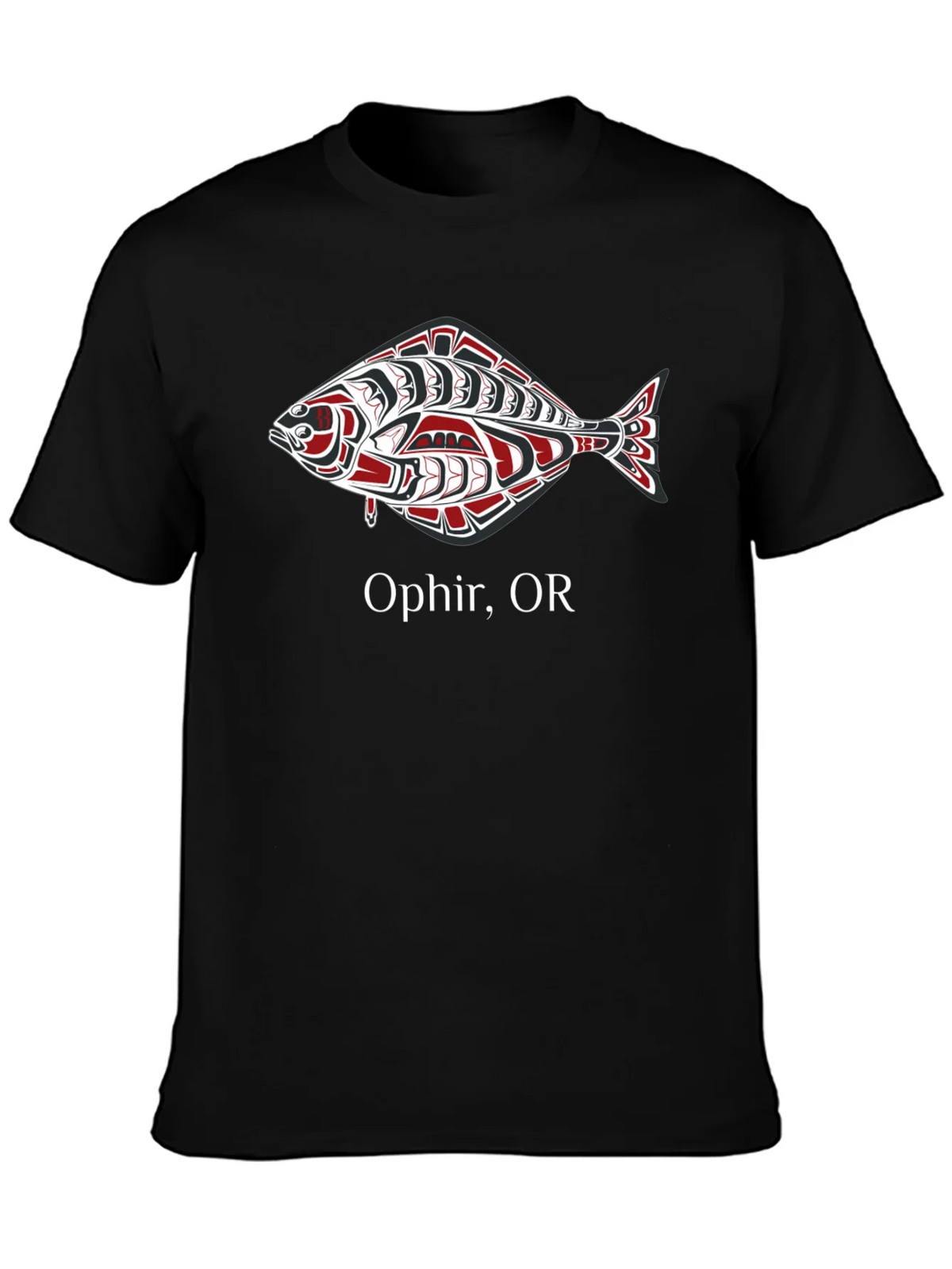 Ophir OR Fish Graphic T-Shirt - Black product image 6