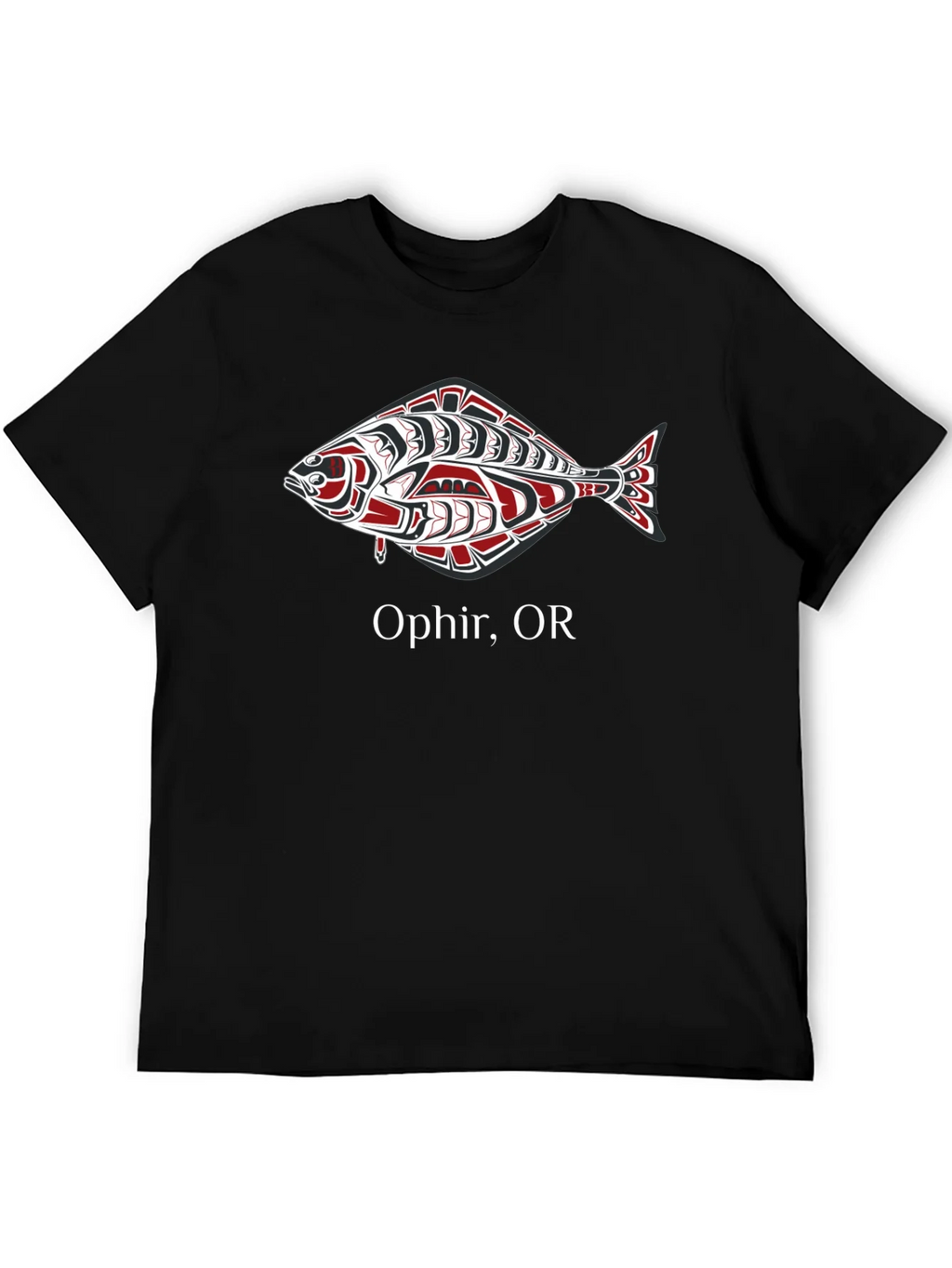 Ophir OR Fish Graphic T-Shirt - Black product image 8