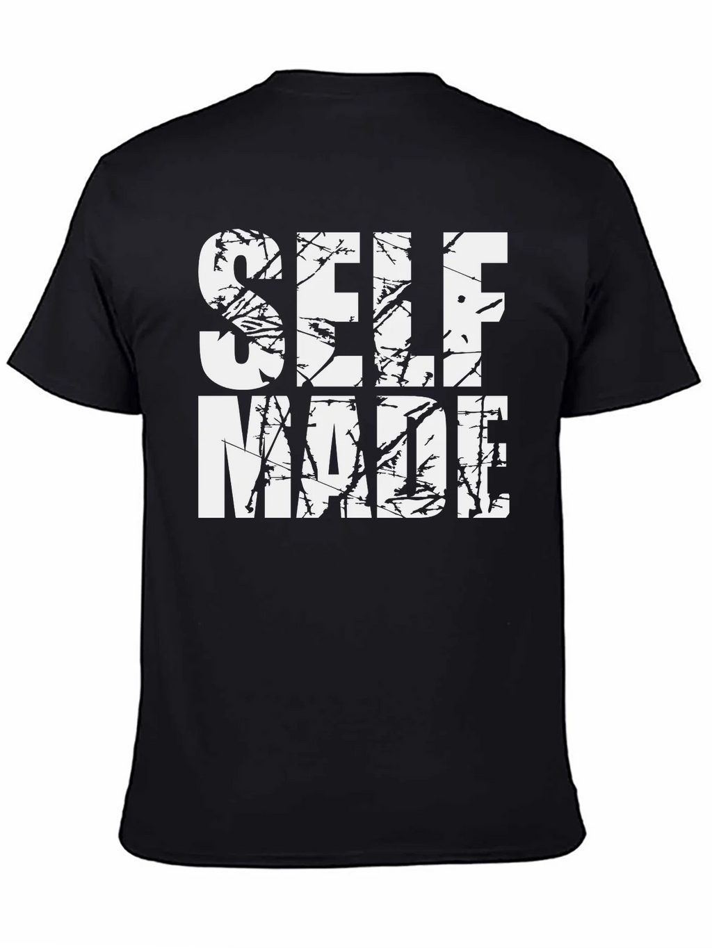 Self Made Graphic Tee - Black Casual T-Shirt product image 7