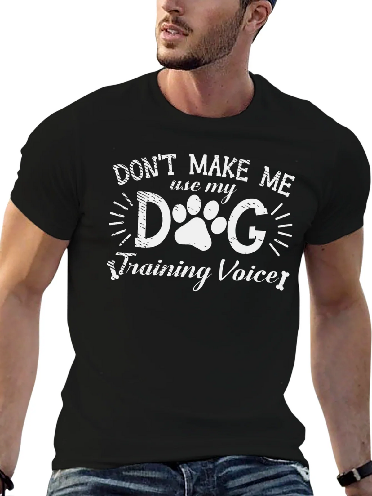 Funny Dog Training Voice T-Shirt - Unisex product image 9
