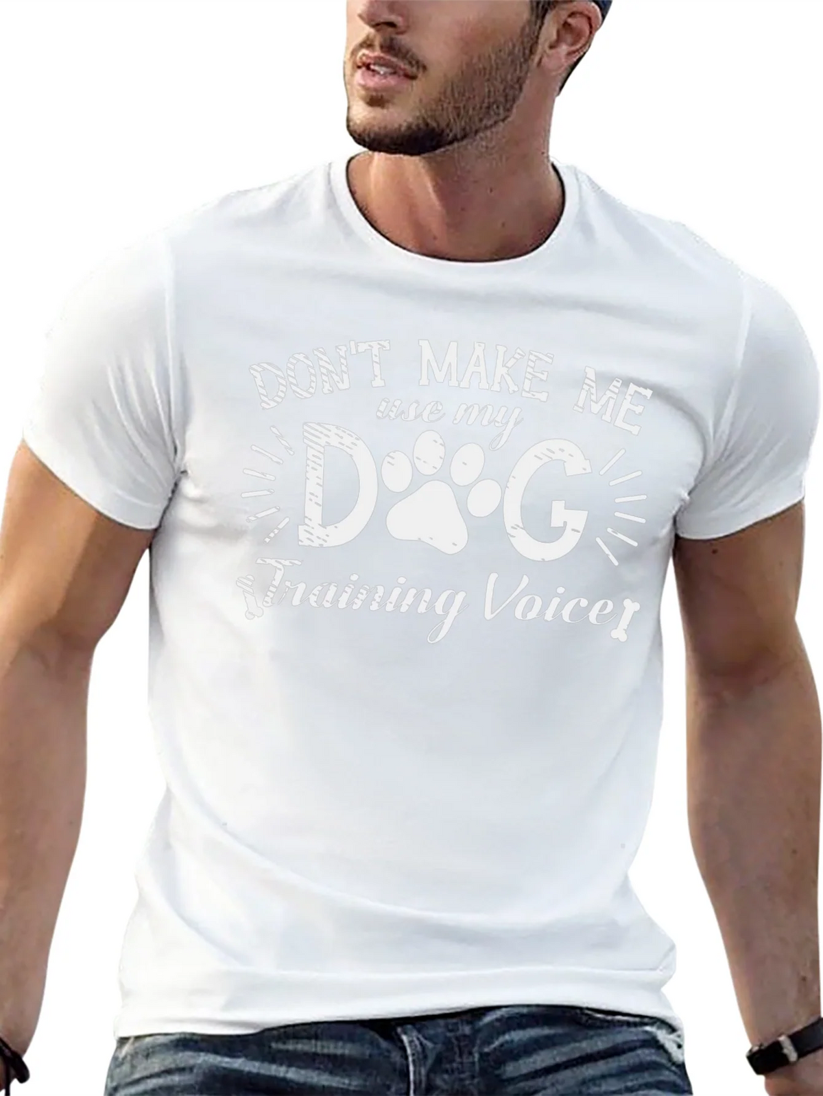 Funny Dog Training Voice T-Shirt - Unisex product image 4