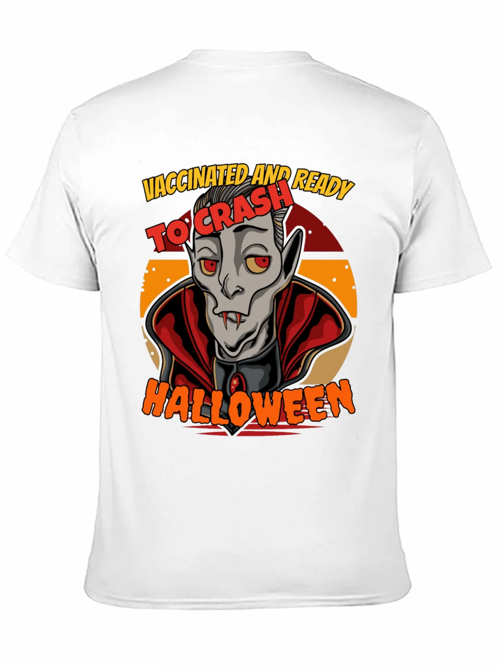 Vaccinated & Ready To Crash Halloween T-Shirt product image 2