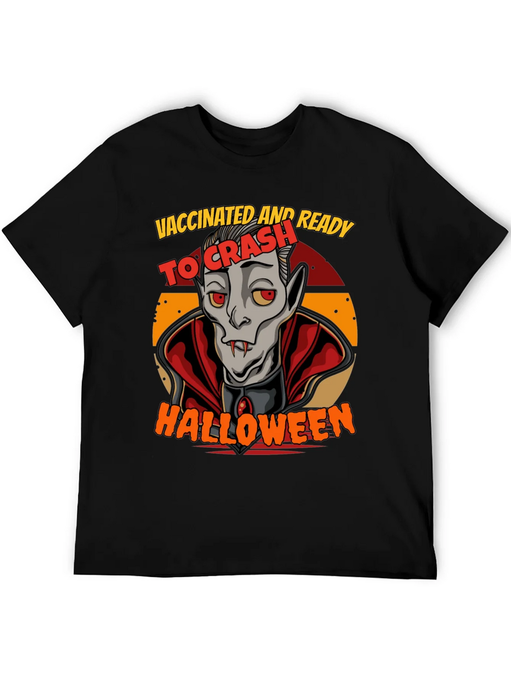 Vaccinated & Ready To Crash Halloween T-Shirt product image 8