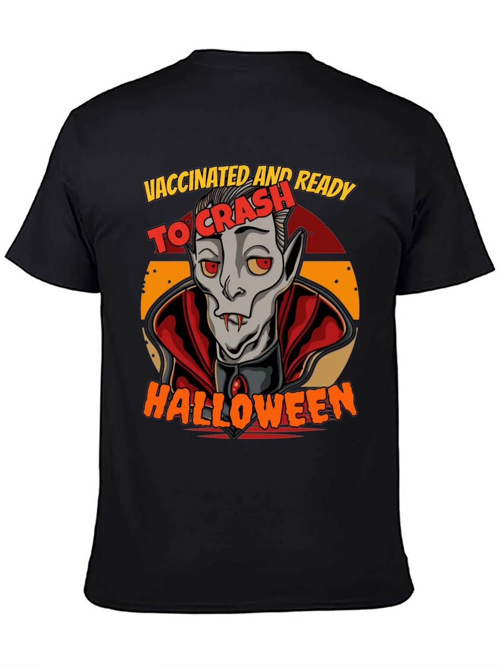 Vaccinated & Ready To Crash Halloween T-Shirt product image 7