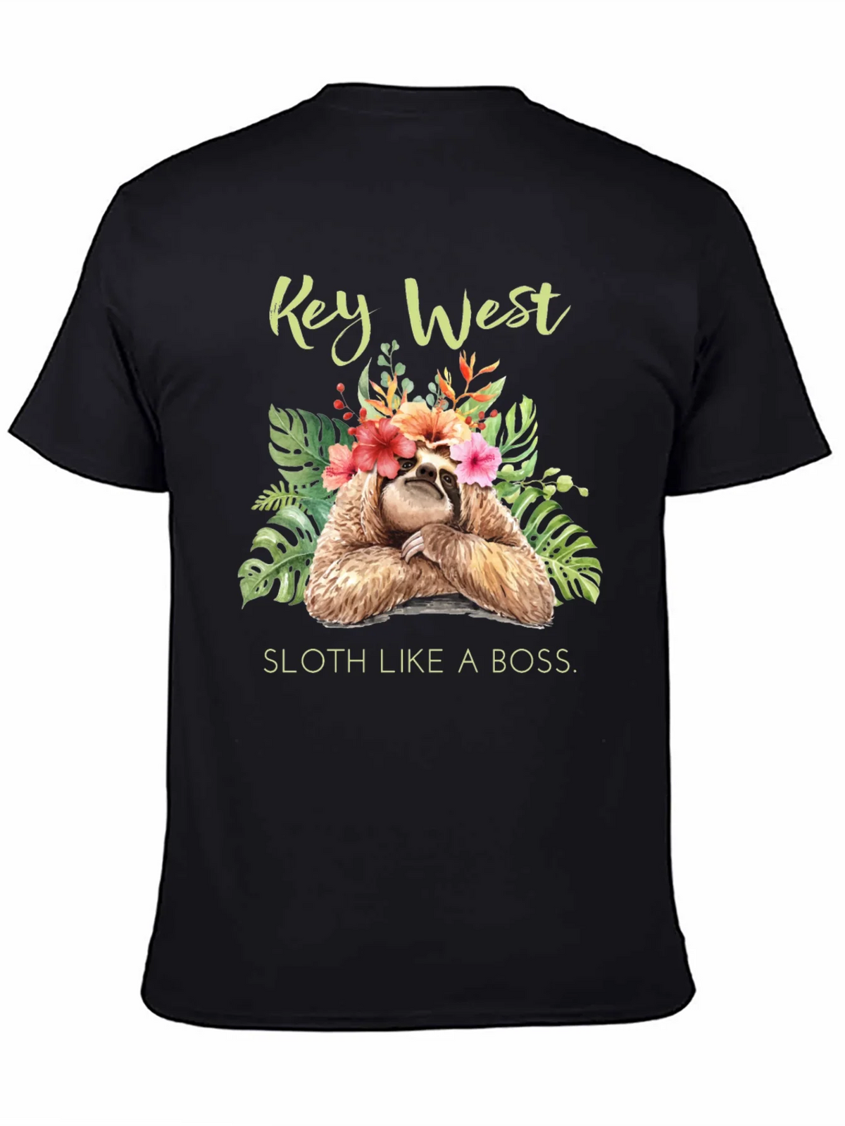 Key West Sloth Graphic T-Shirt product image 7