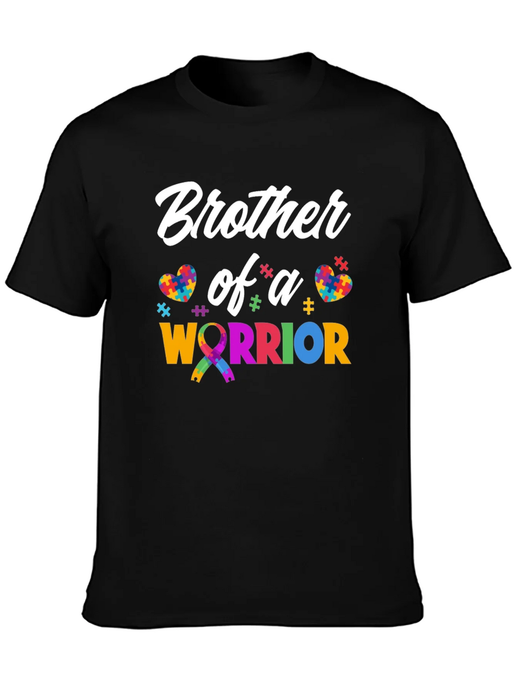 Brother of a Warrior Autism Awareness T-Shirt product image 6