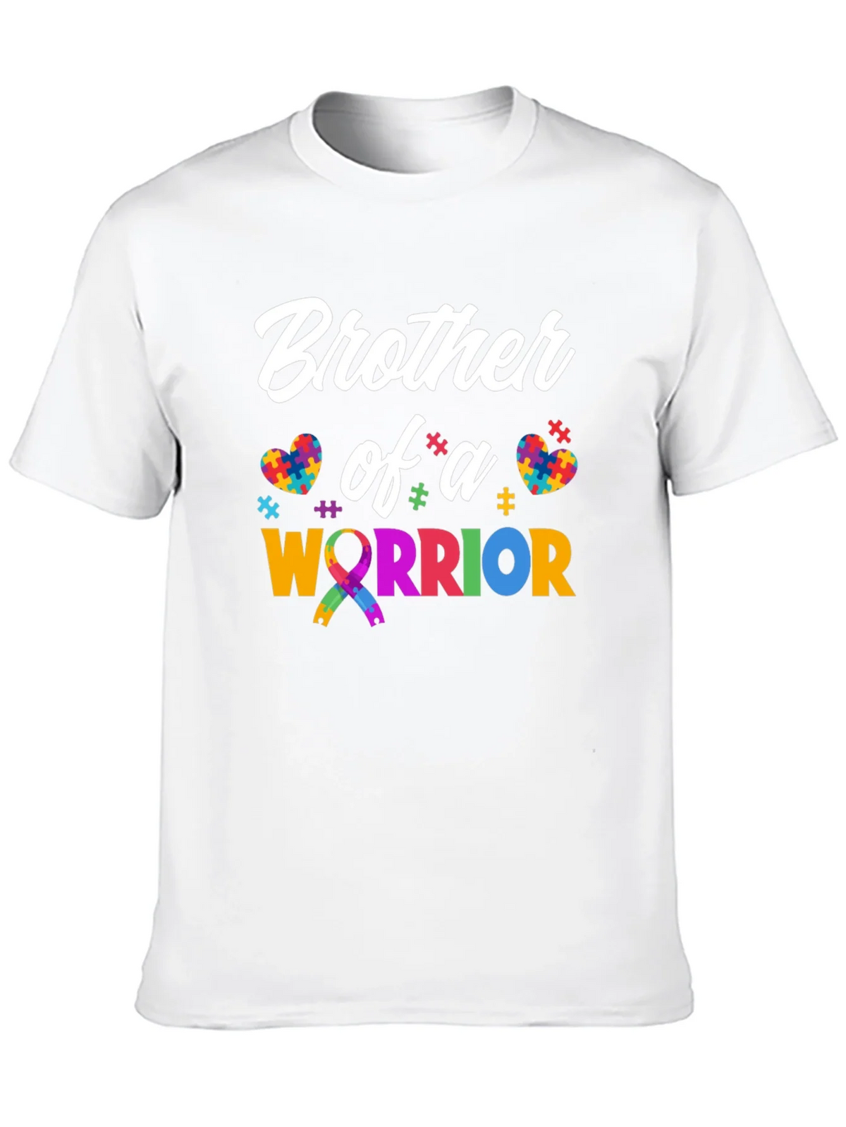 Brother of a Warrior Autism Awareness T-Shirt product image 12
