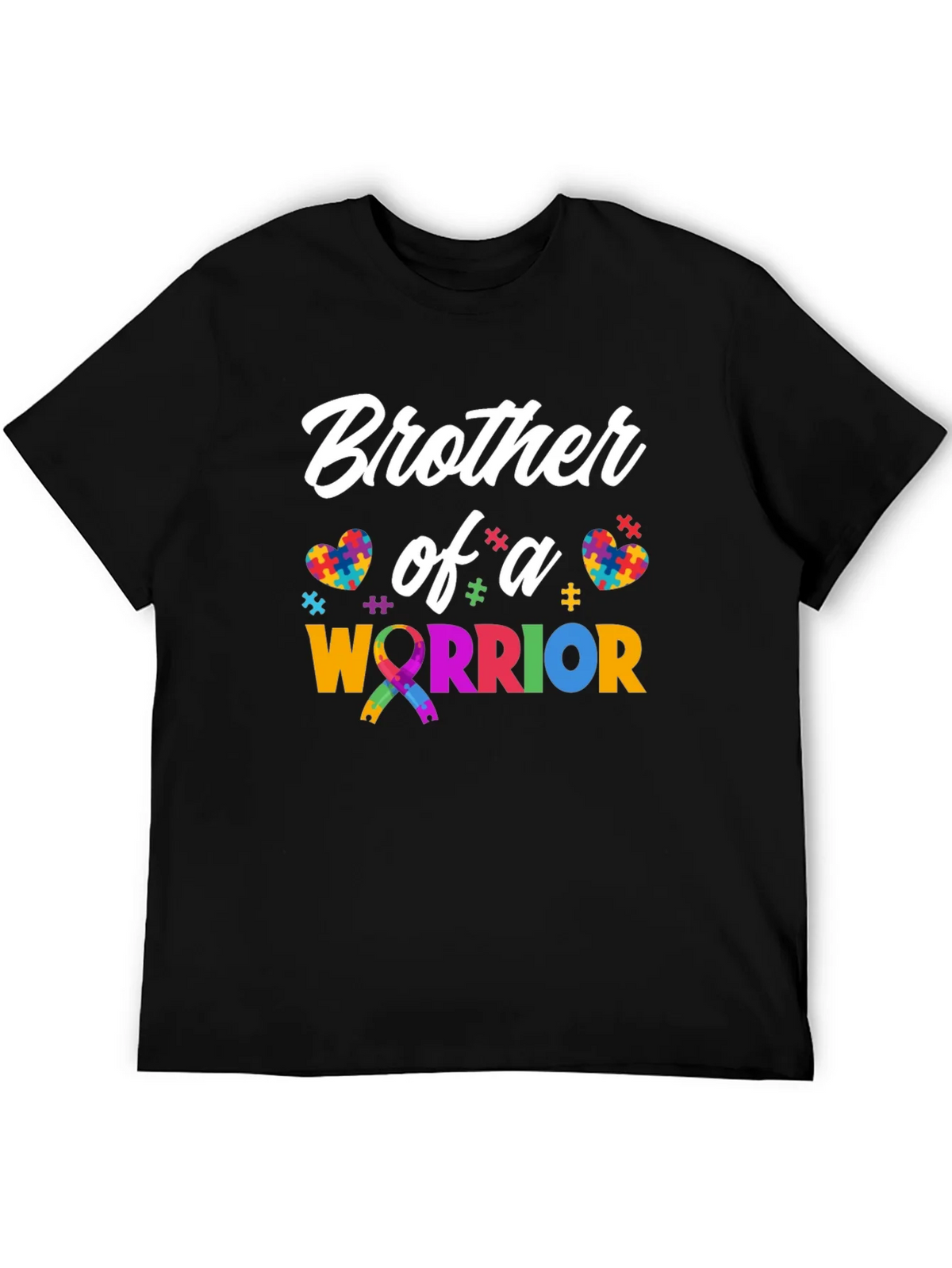 Brother of a Warrior Autism Awareness T-Shirt product image 8