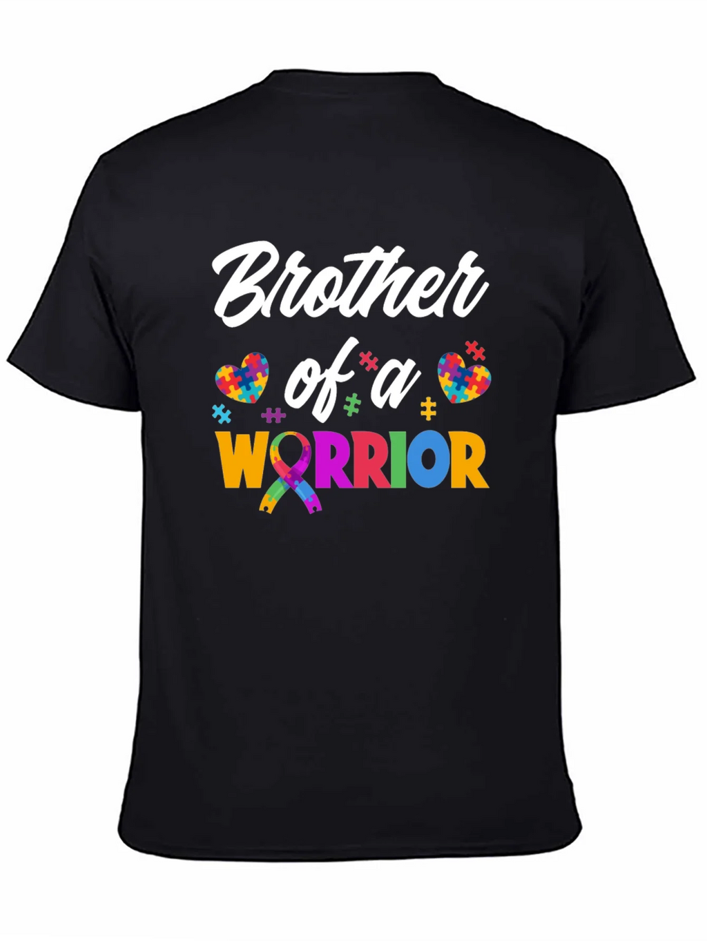 Brother of a Warrior Autism Awareness T-Shirt product image 7