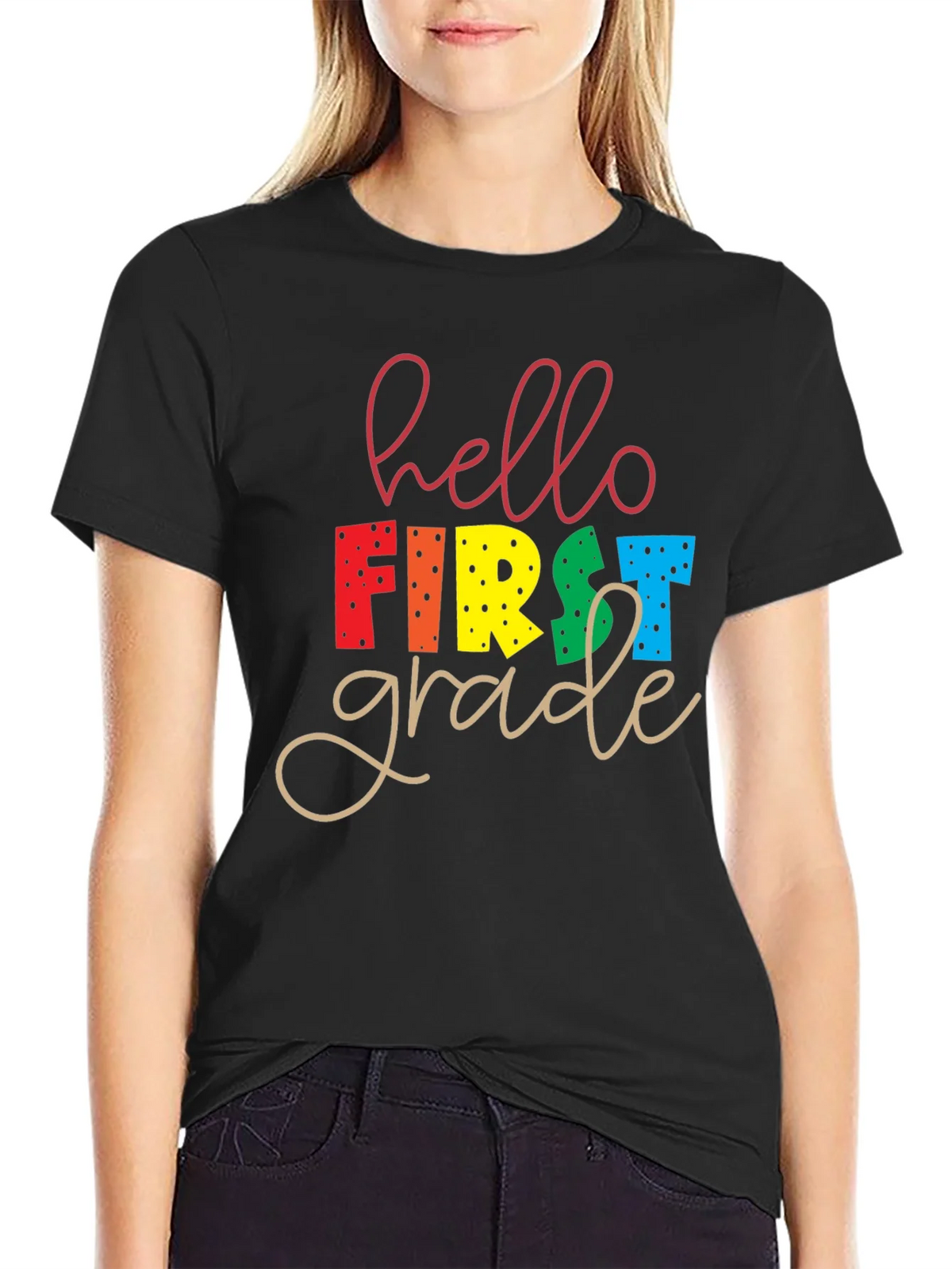 Hello First Grade T-Shirt - Back to School product image 5