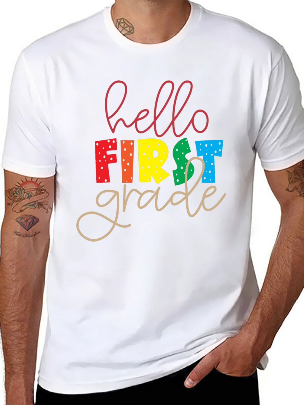 Hello First Grade T-Shirt - Back to School product image 10