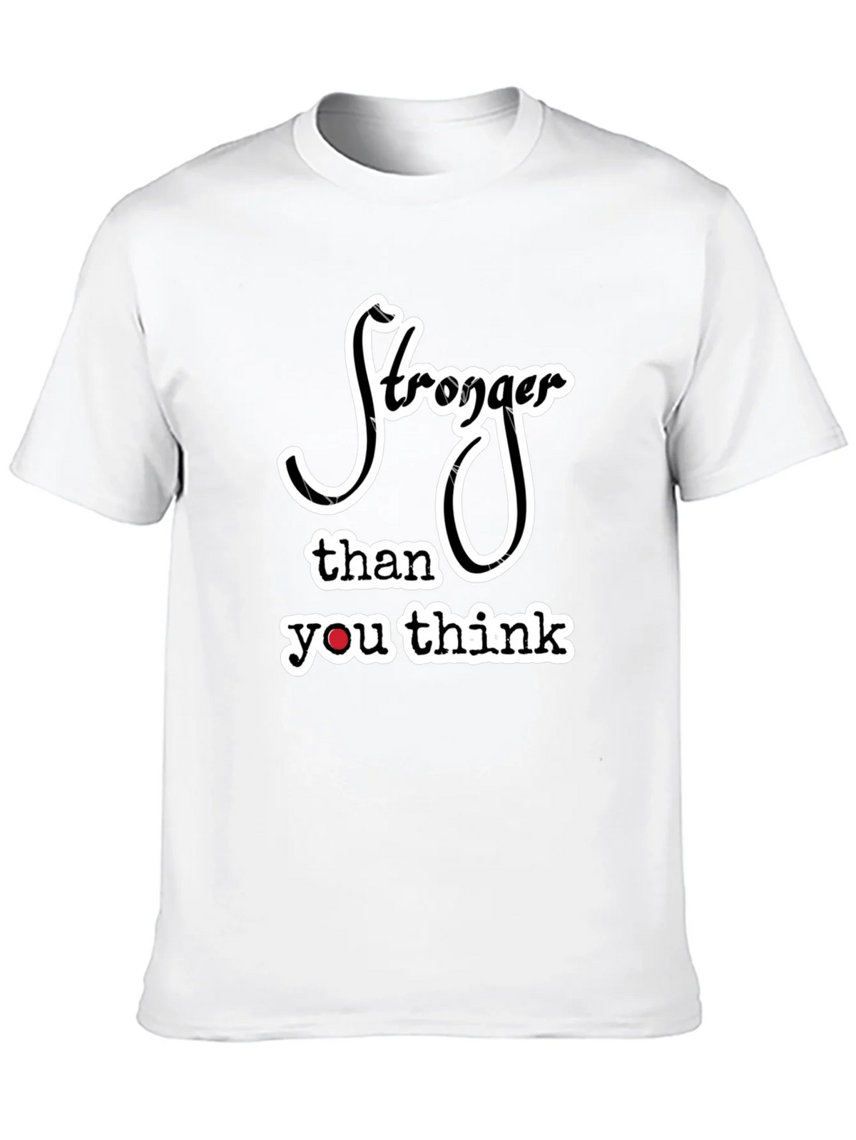 Stronger Than You Think Black Graphic Tee product image 12