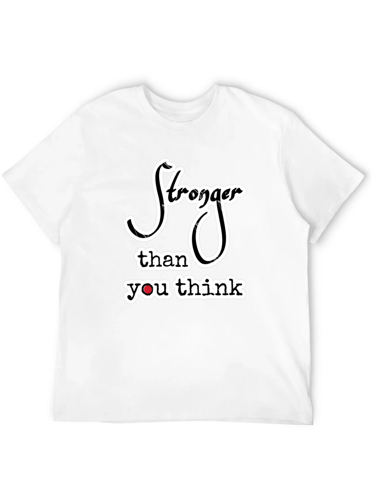 Stronger Than You Think Black Graphic Tee product image 3