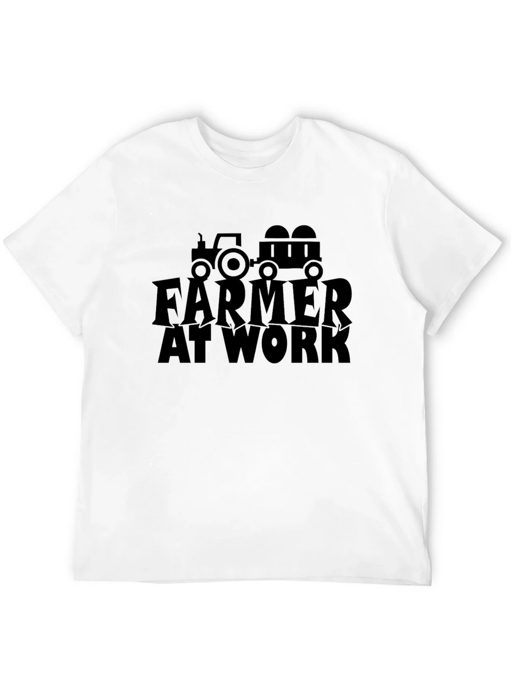 Farmer at Work T-Shirt - Tractor Graphic Tee product image 3