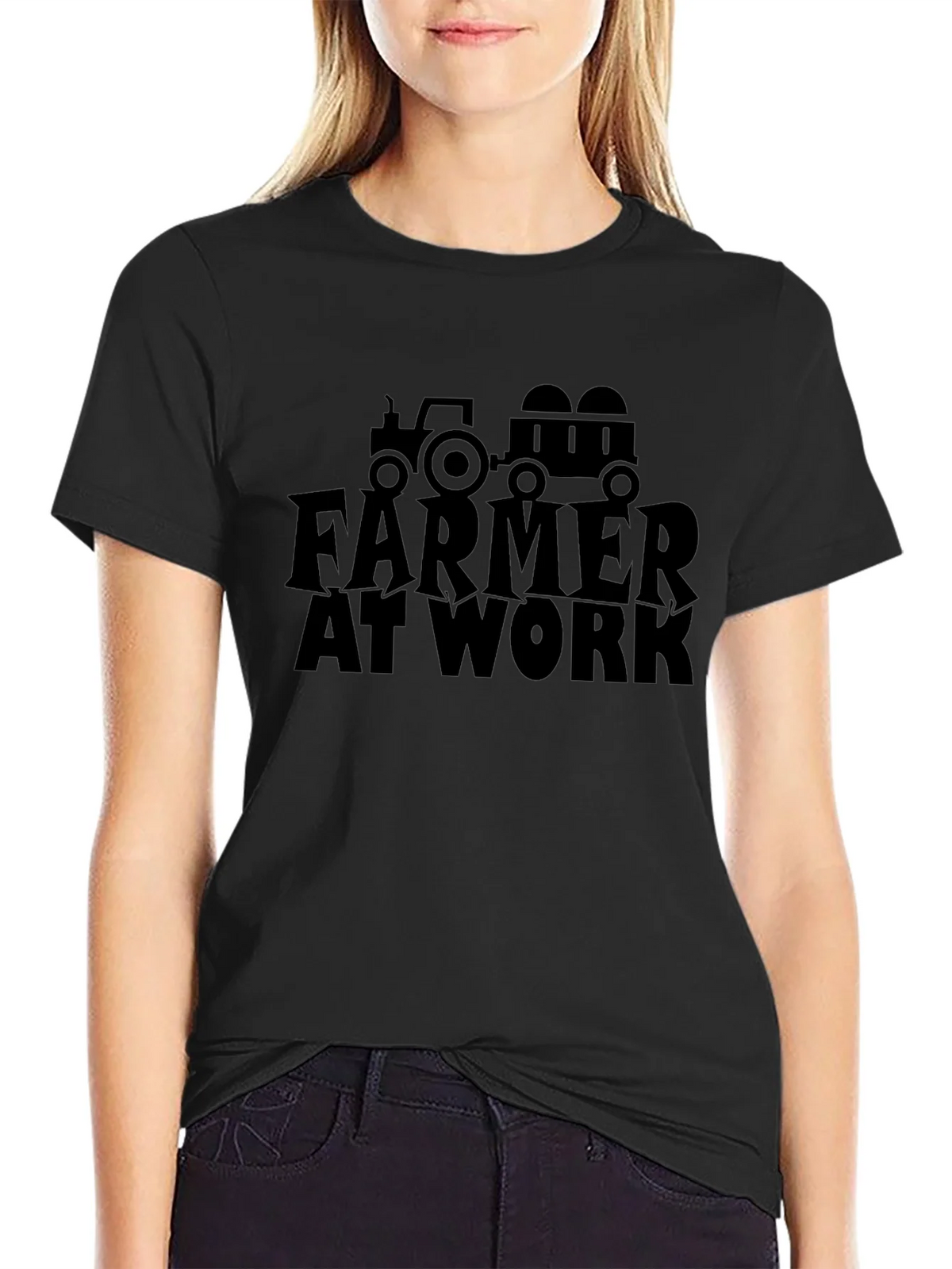Farmer at Work T-Shirt - Tractor Graphic Tee product image 5