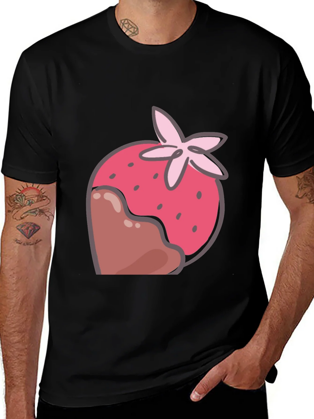 Strawberry Chocolate Dipped T-Shirt product image 1