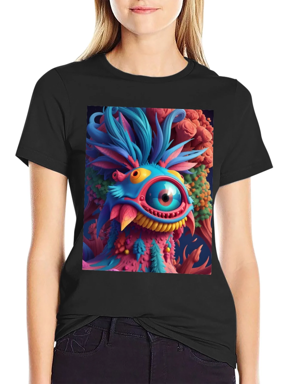 Funky Monster Graphic Tee - Eye-Catching Design product image 5