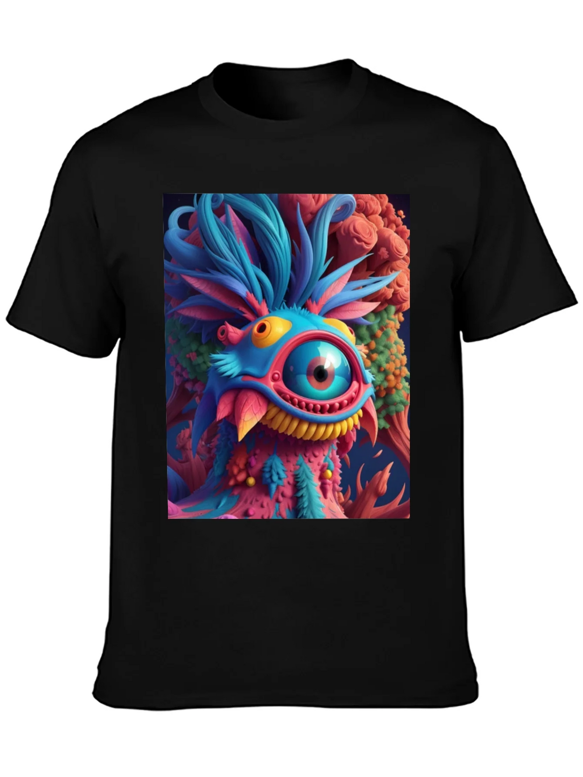 Funky Monster Graphic Tee - Eye-Catching Design product image 6