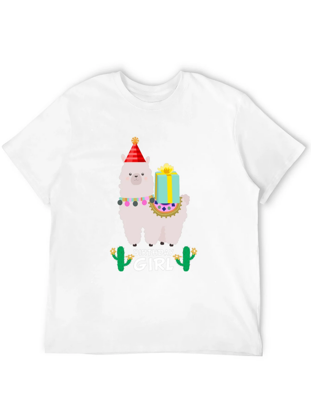 Birthday Girl Llama T-Shirt - Festive Celebration product image 3