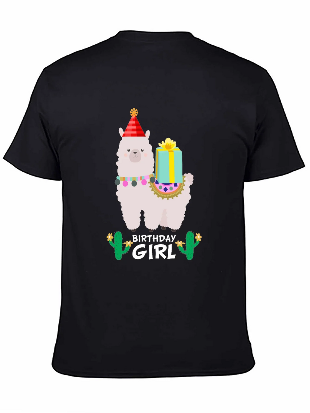 Birthday Girl Llama T-Shirt - Festive Celebration product image 7