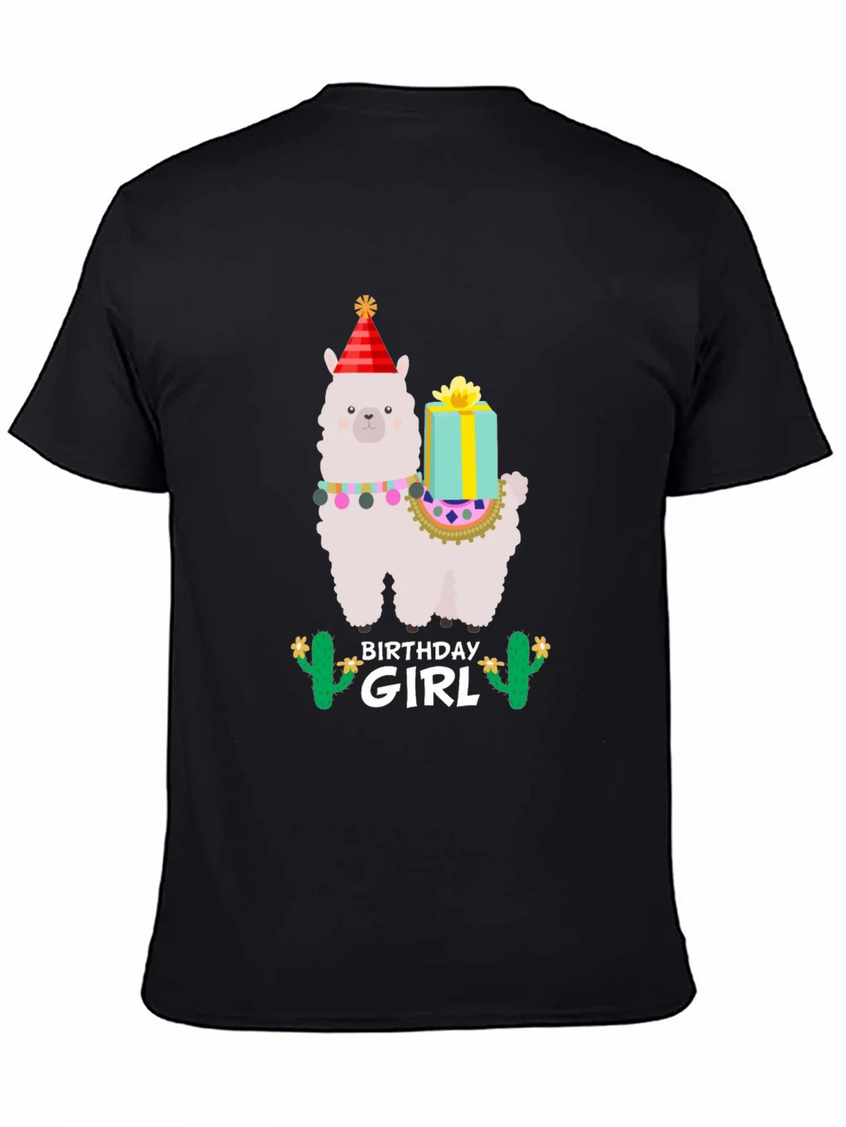 Birthday Girl Llama T-Shirt - Festive Celebration product image 7