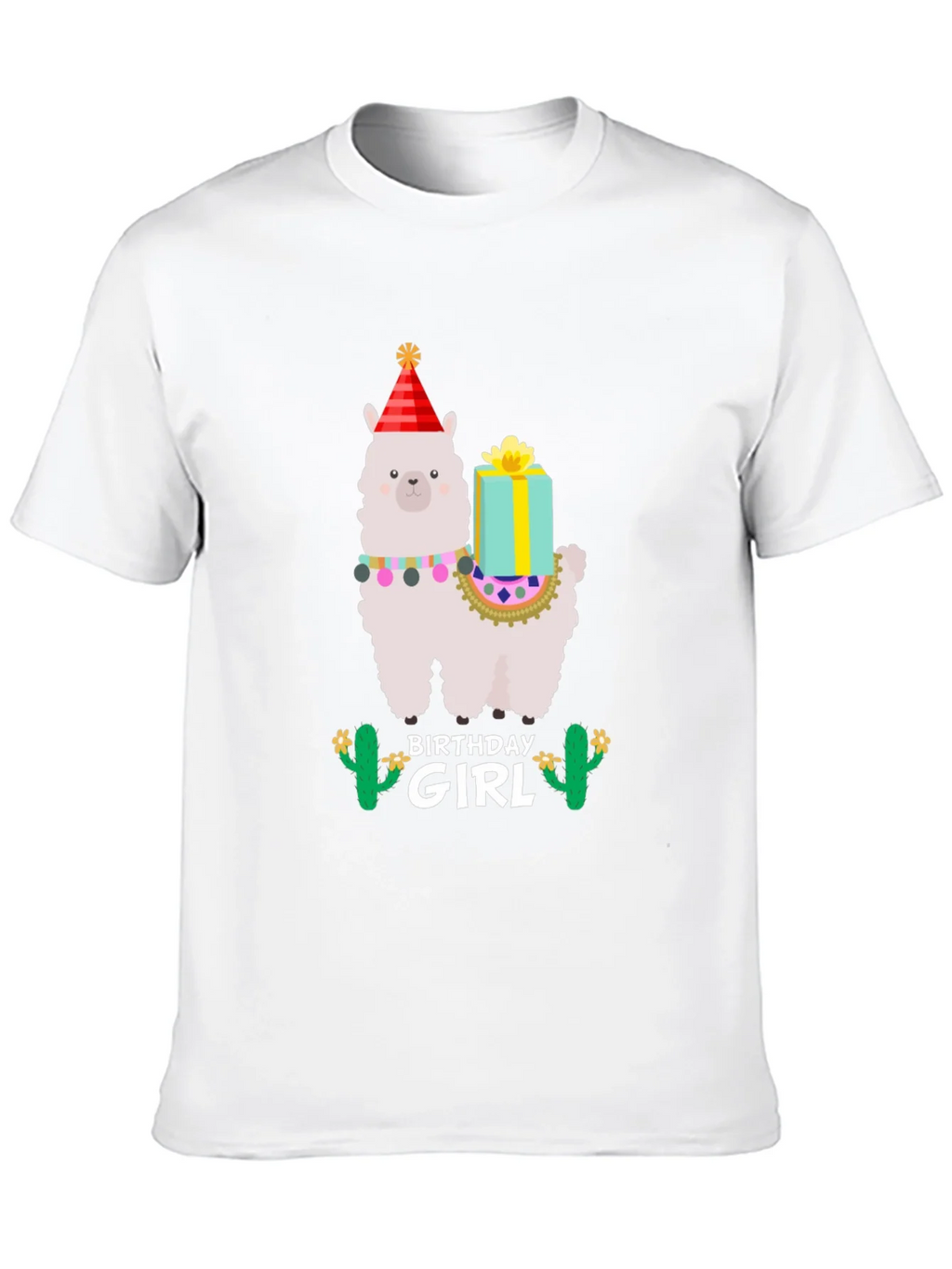 Birthday Girl Llama T-Shirt - Festive Celebration product image 12