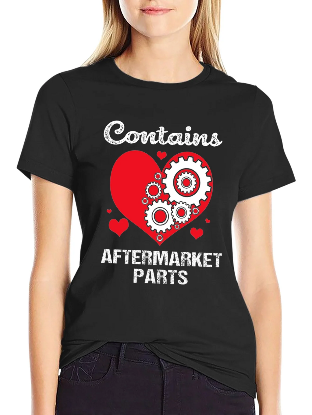 Contains Aftermarket Parts T-Shirt Mechanic Gift Idea product image 5
