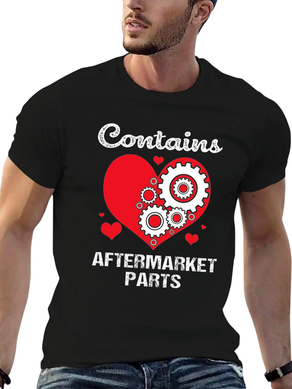 Contains Aftermarket Parts T-Shirt Mechanic Gift Idea product image 9