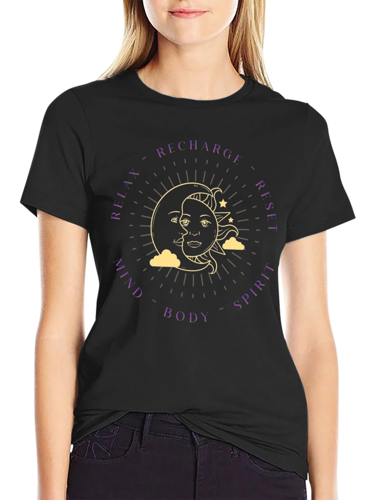 Recharge Mind Body Spirit Graphic Tee product image 5