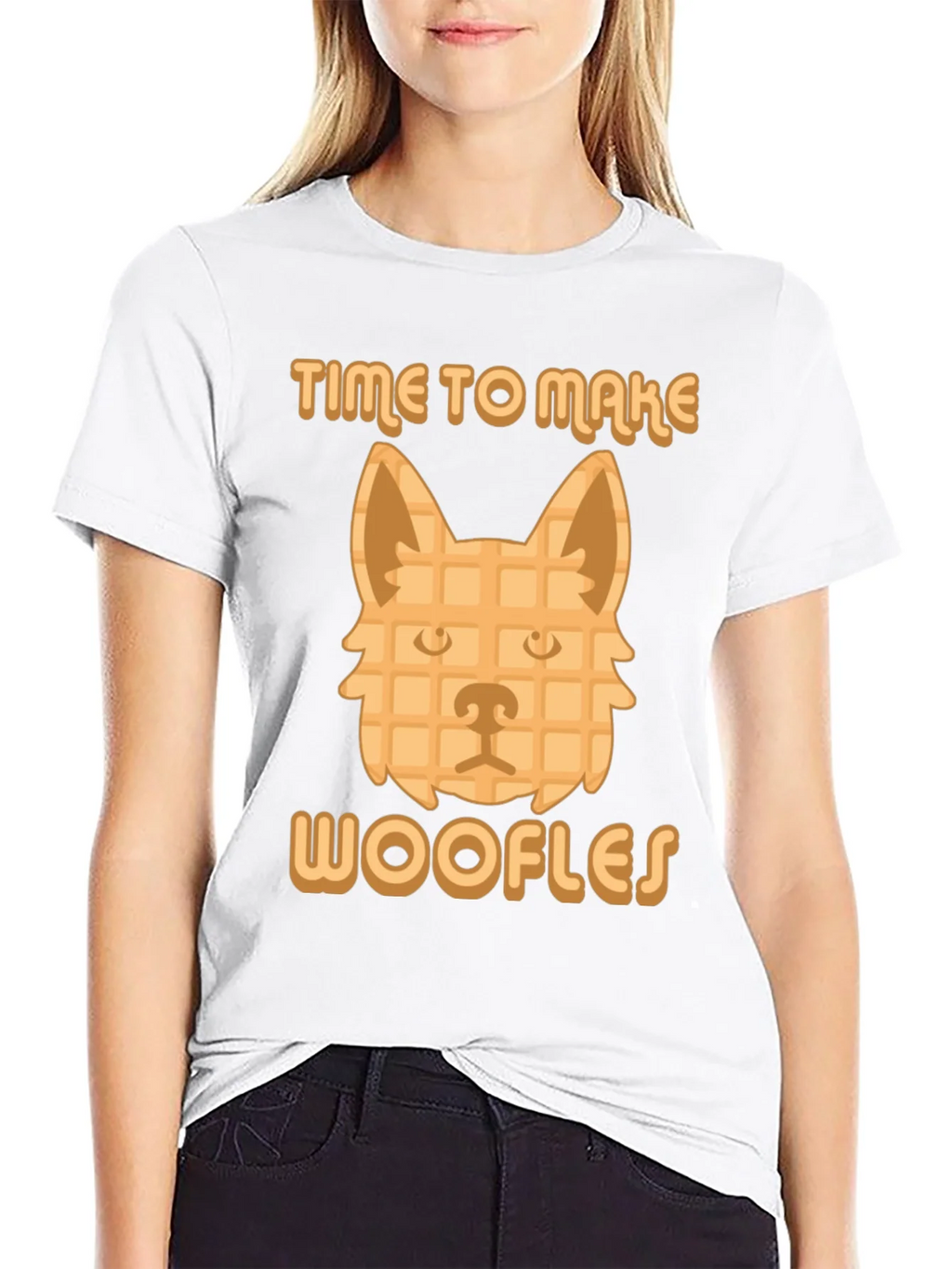 Time to Make Woofles Funny Dog Waffle T-Shirt product image 11