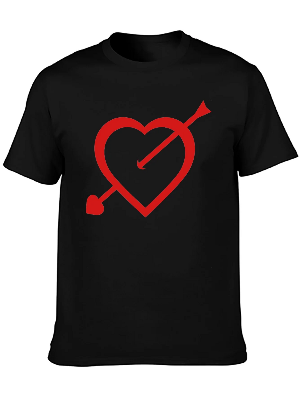 Cupids Arrow Heart T-Shirt - Black product image 6