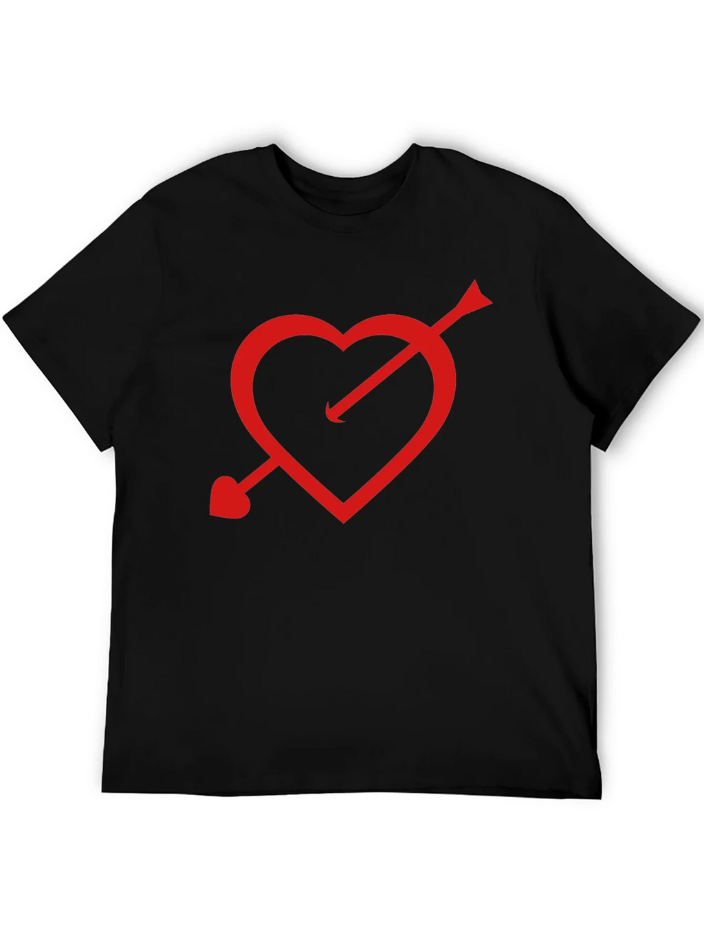 Cupids Arrow Heart T-Shirt - Black product image 8