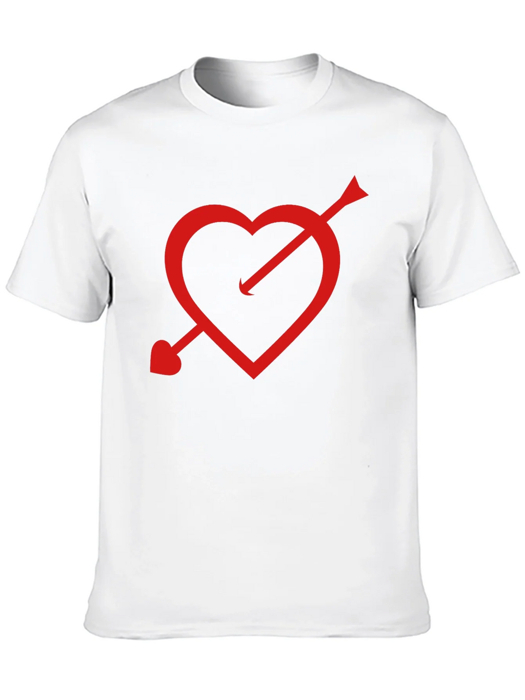 Cupids Arrow Heart T-Shirt - Black product image 12