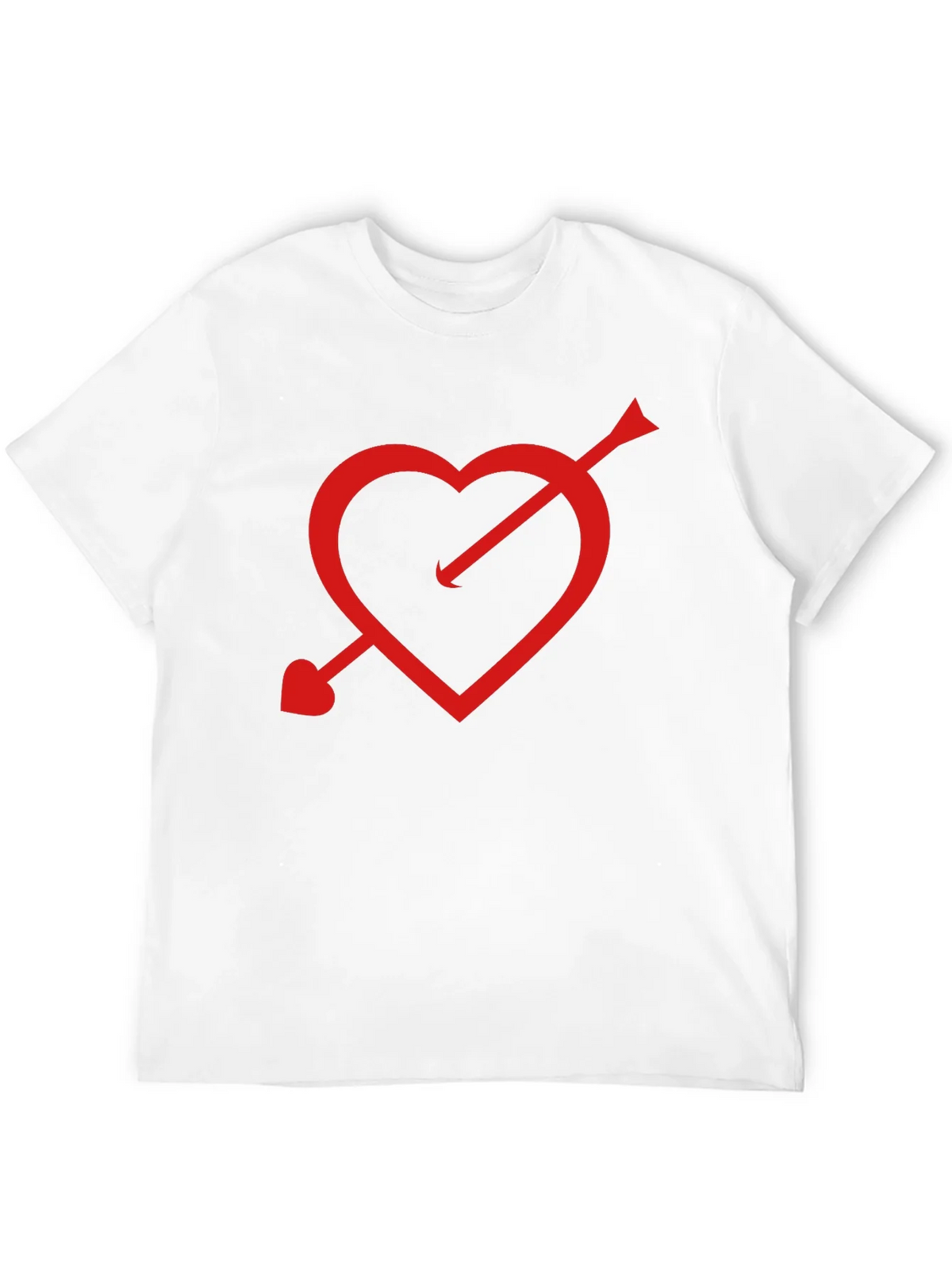 Cupids Arrow Heart T-Shirt - Black product image 3
