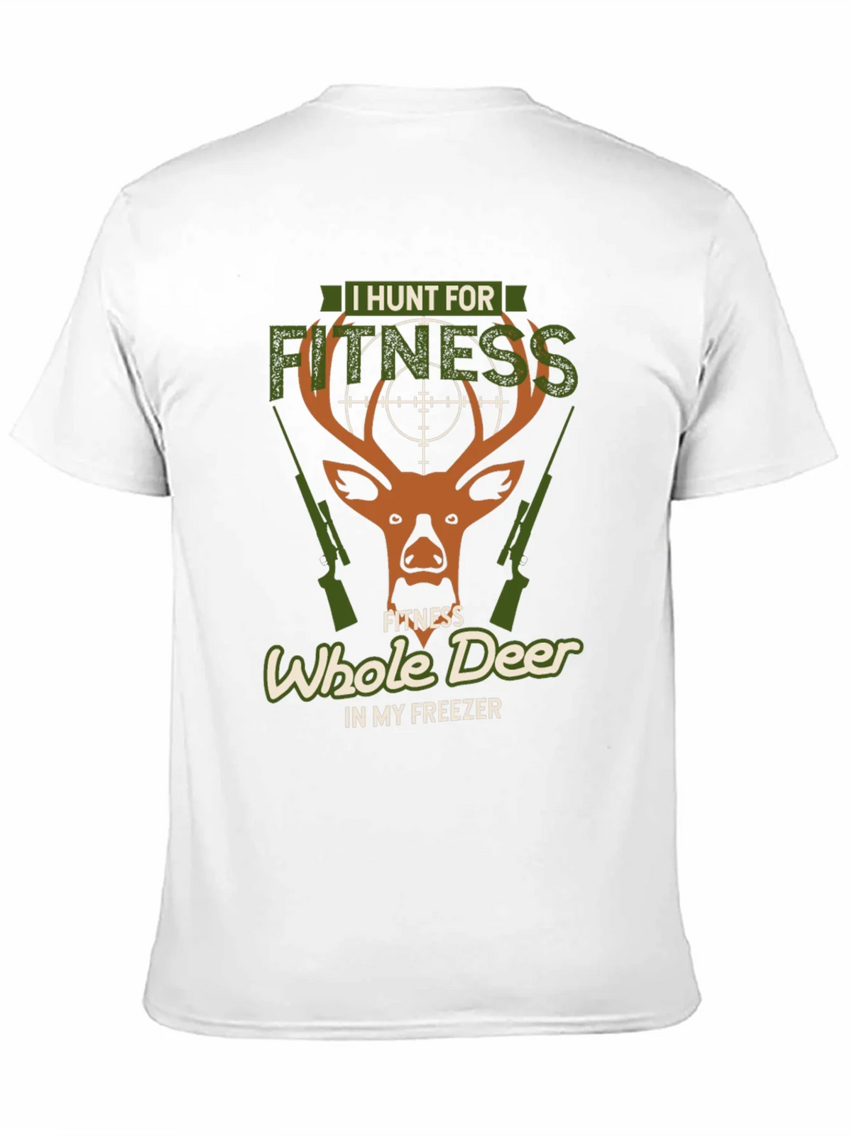 I Hunt for Fitness Deer Hunting Graphic Tee product image 2