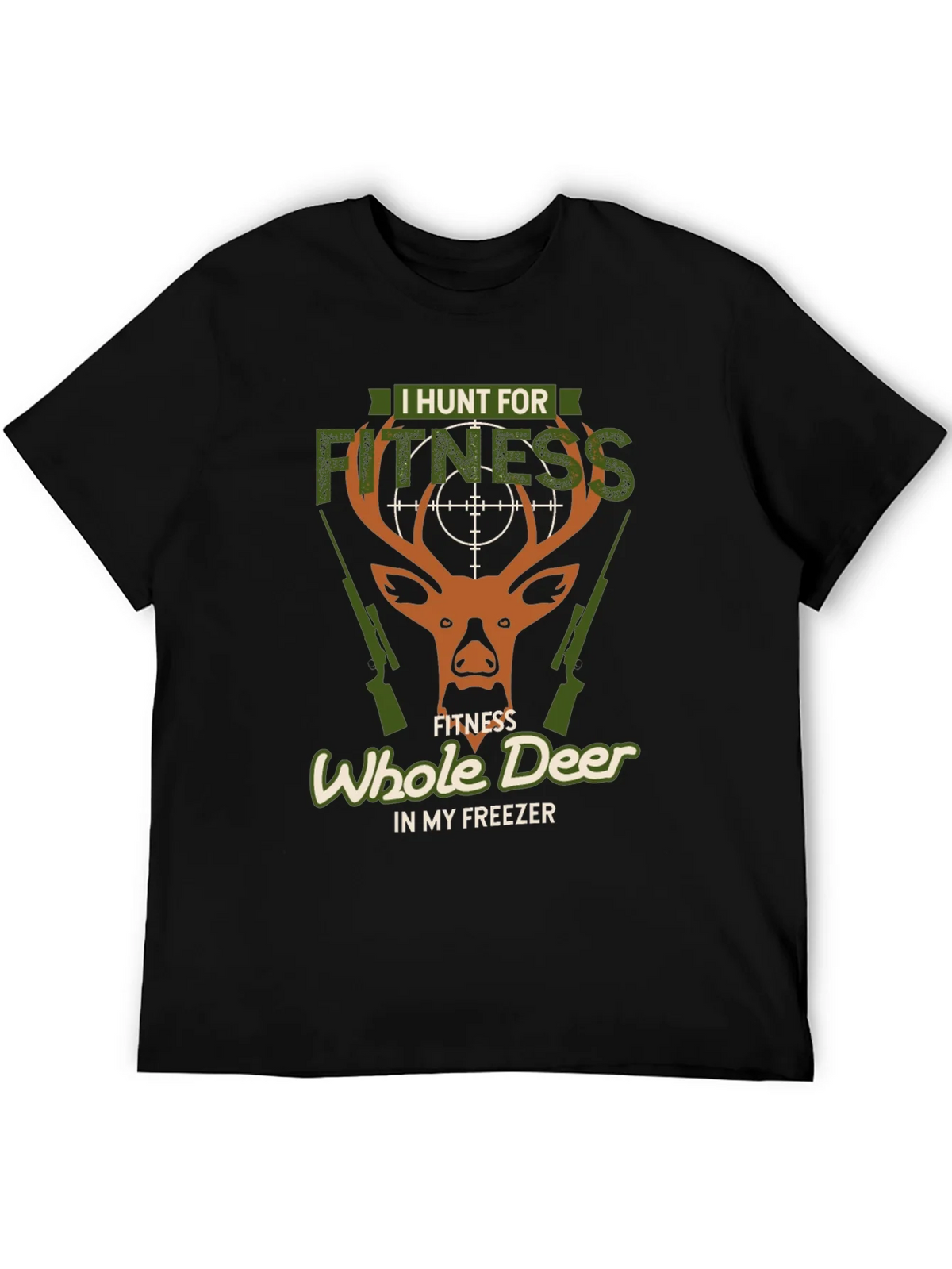 I Hunt for Fitness Deer Hunting Graphic Tee product image 8