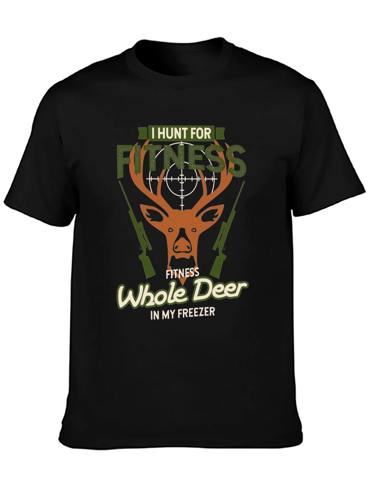 I Hunt for Fitness Deer Hunting Graphic Tee product image 6