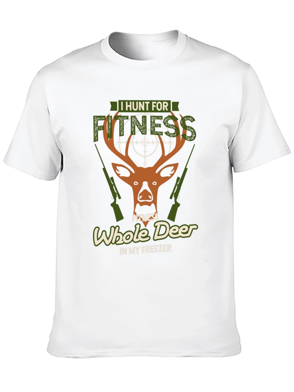 I Hunt for Fitness Deer Hunting Graphic Tee product image 12