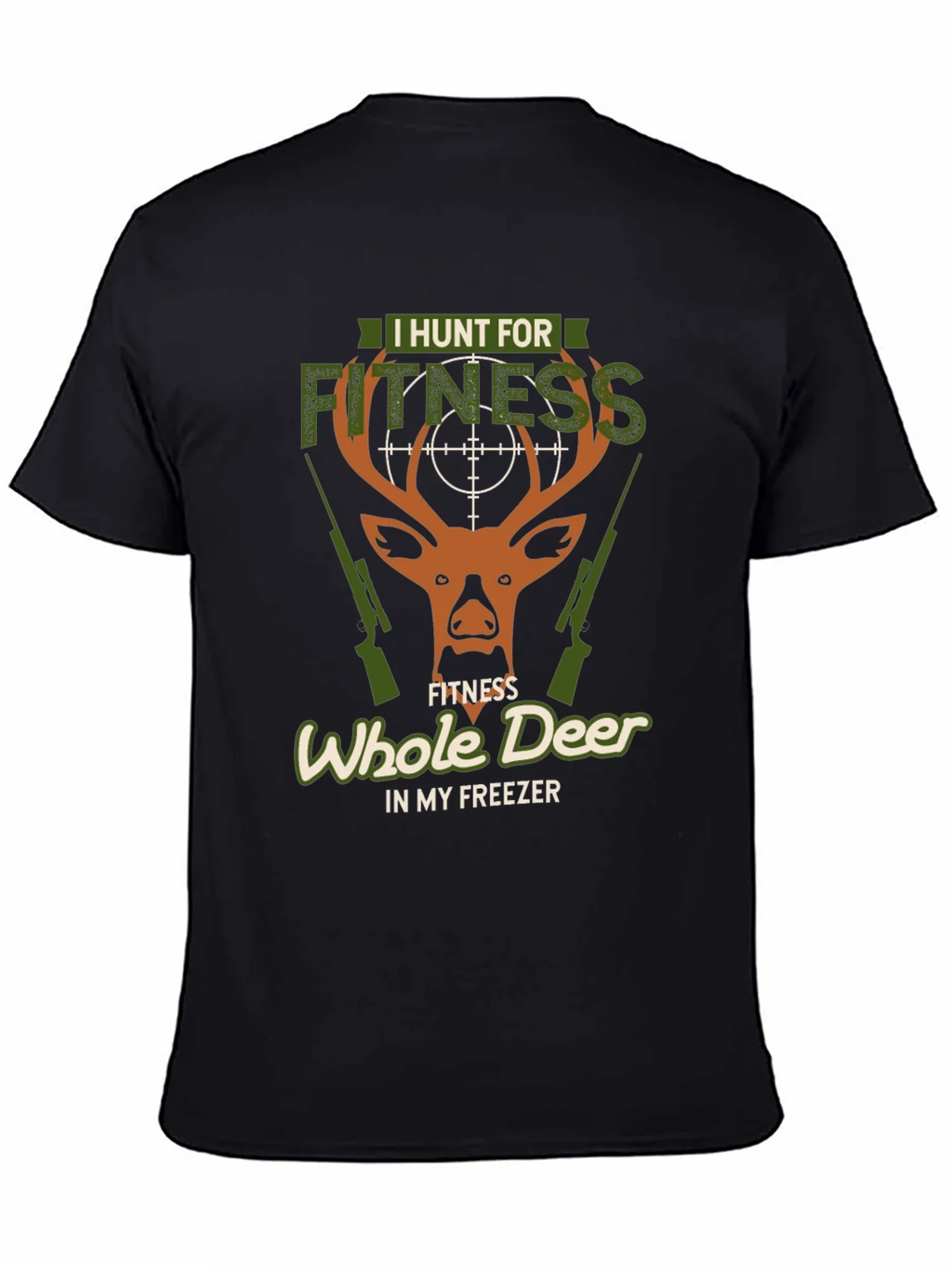 I Hunt for Fitness Deer Hunting Graphic Tee product image 7