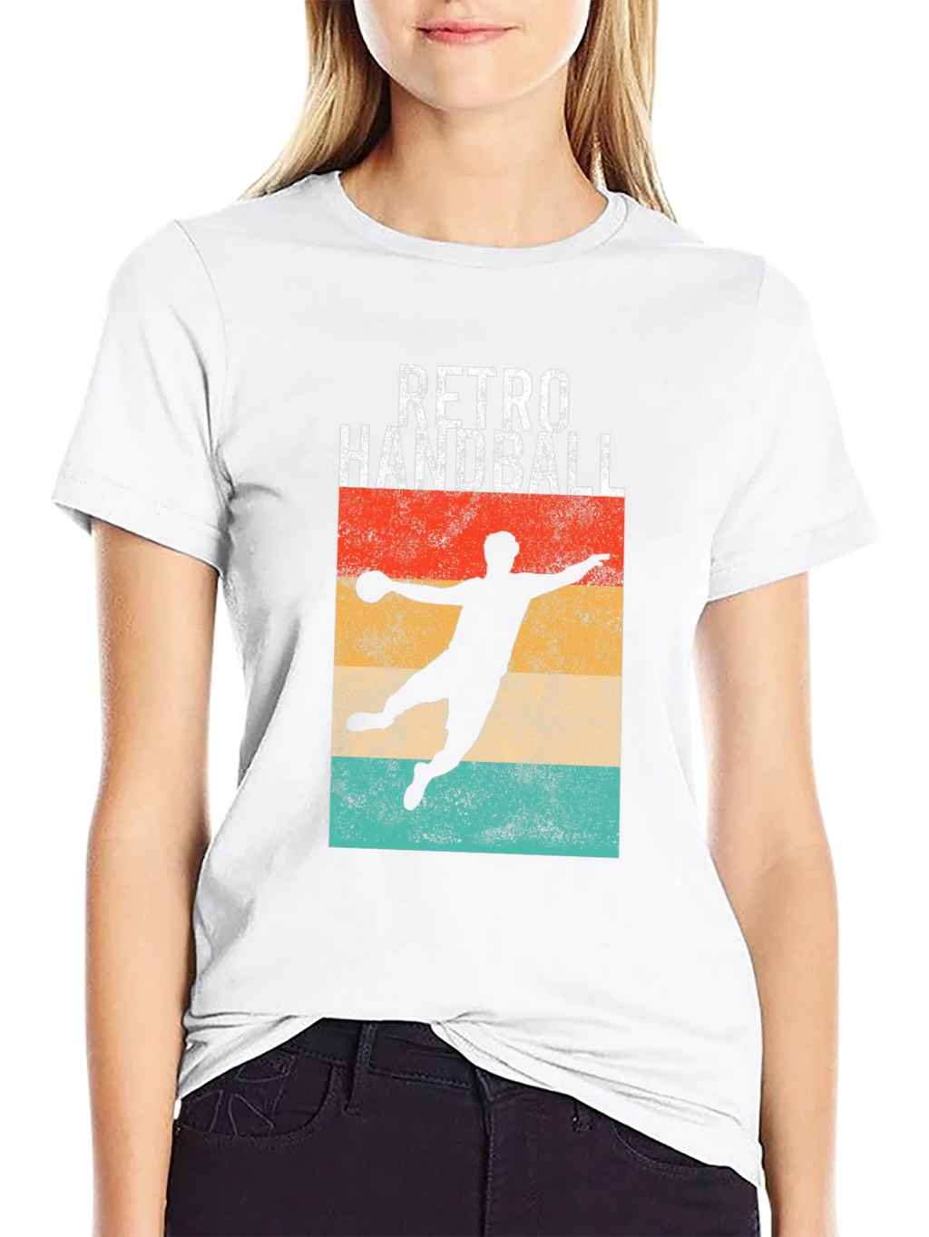 Retro Handball T-Shirt - Vintage Athlete Style product image 11