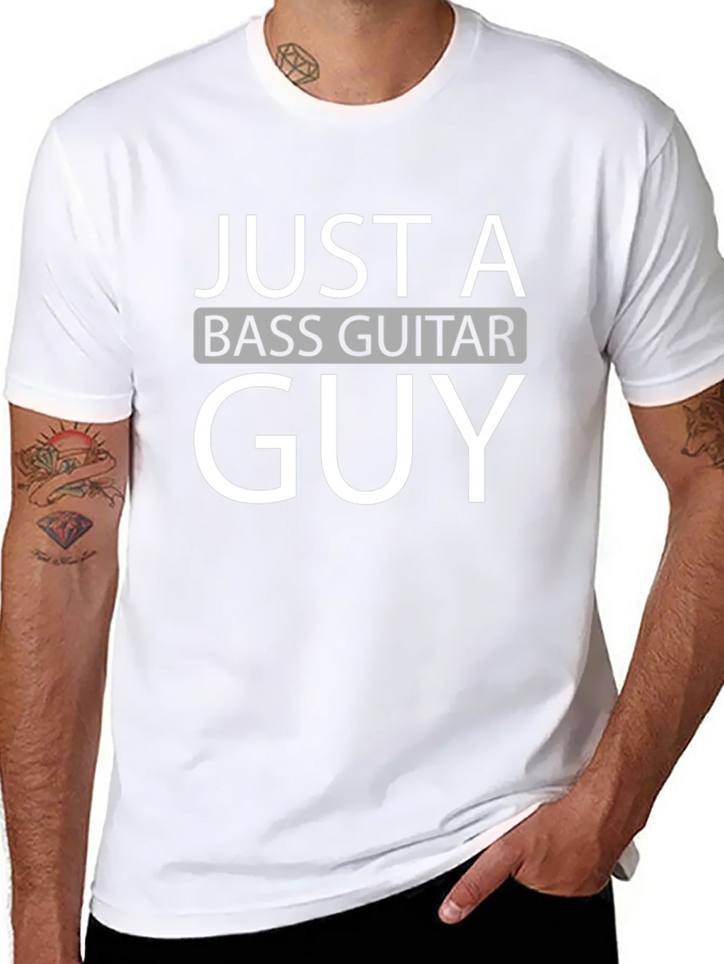 Bass Guitar Guy T-Shirt - Music Lover Tee product image 10
