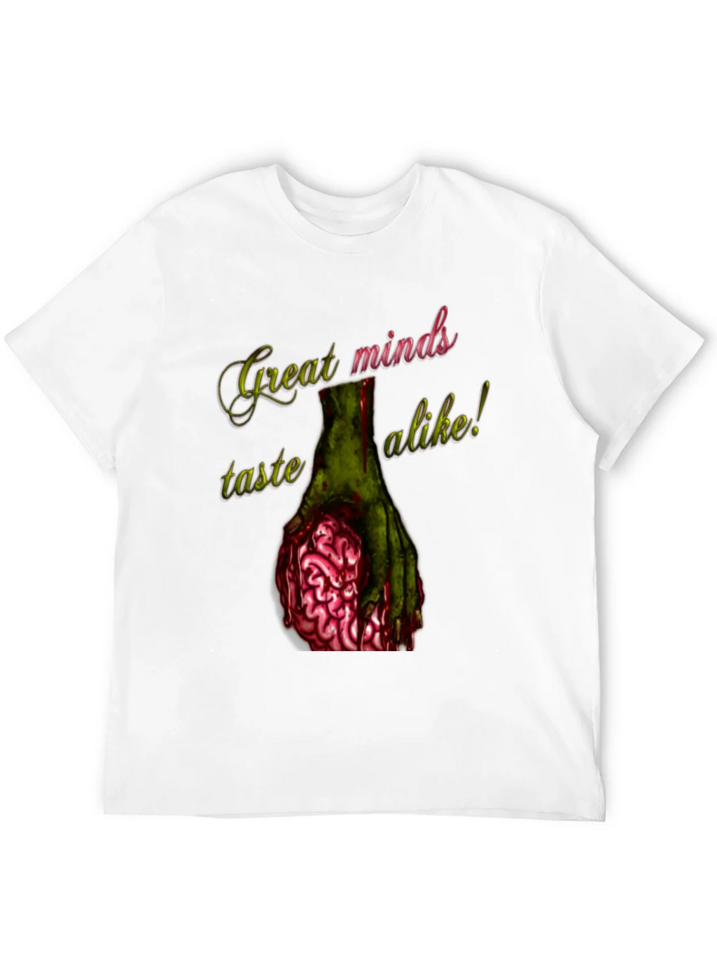 Zombie Brain T-Shirt - Great Minds Taste Alike product image 3