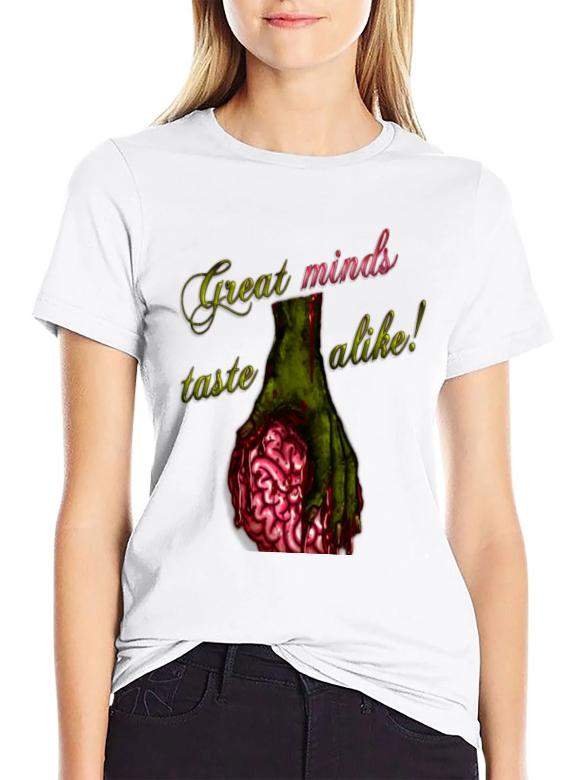 Zombie Brain T-Shirt - Great Minds Taste Alike product image 11