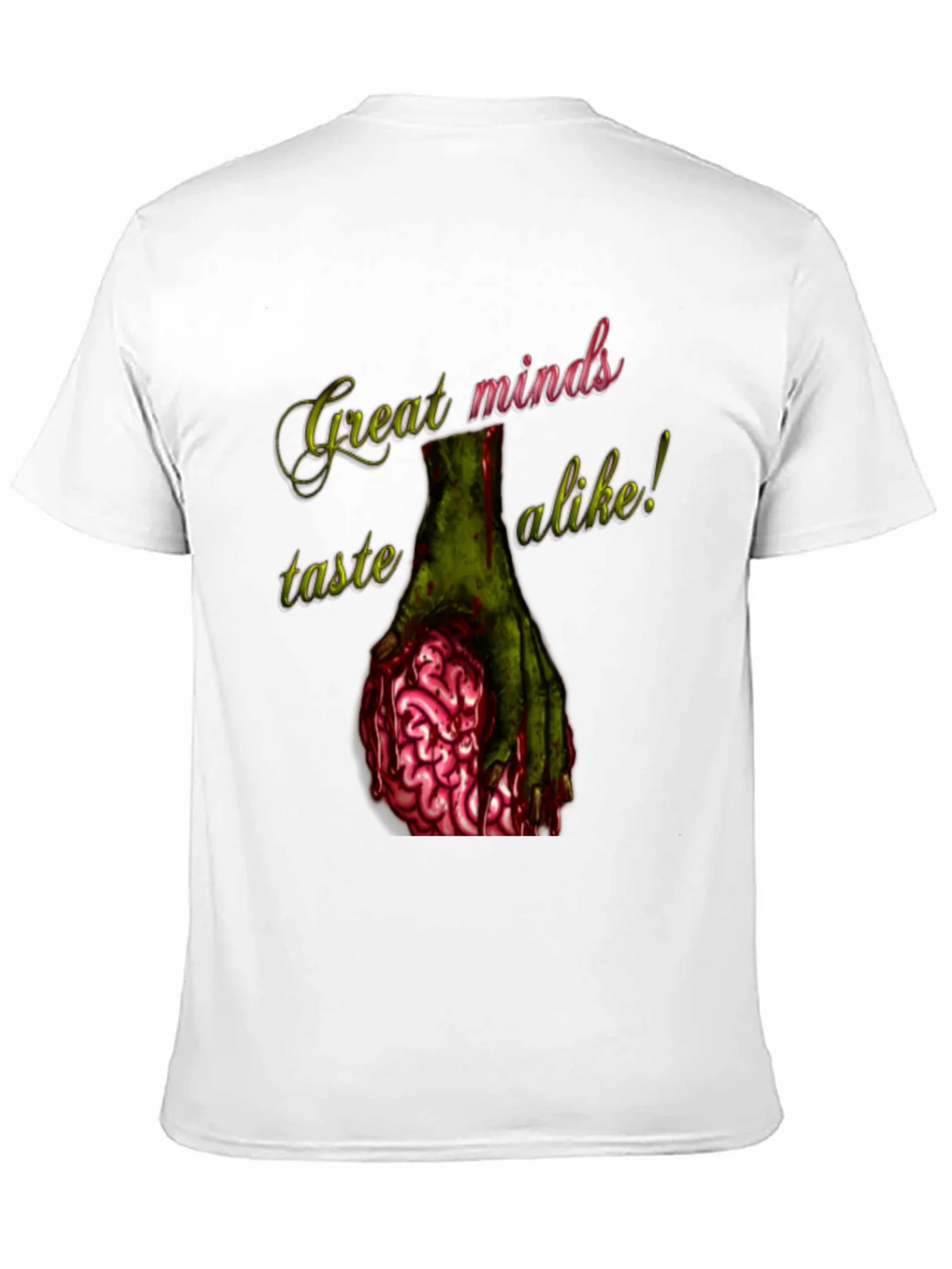 Zombie Brain T-Shirt - Great Minds Taste Alike product image 2