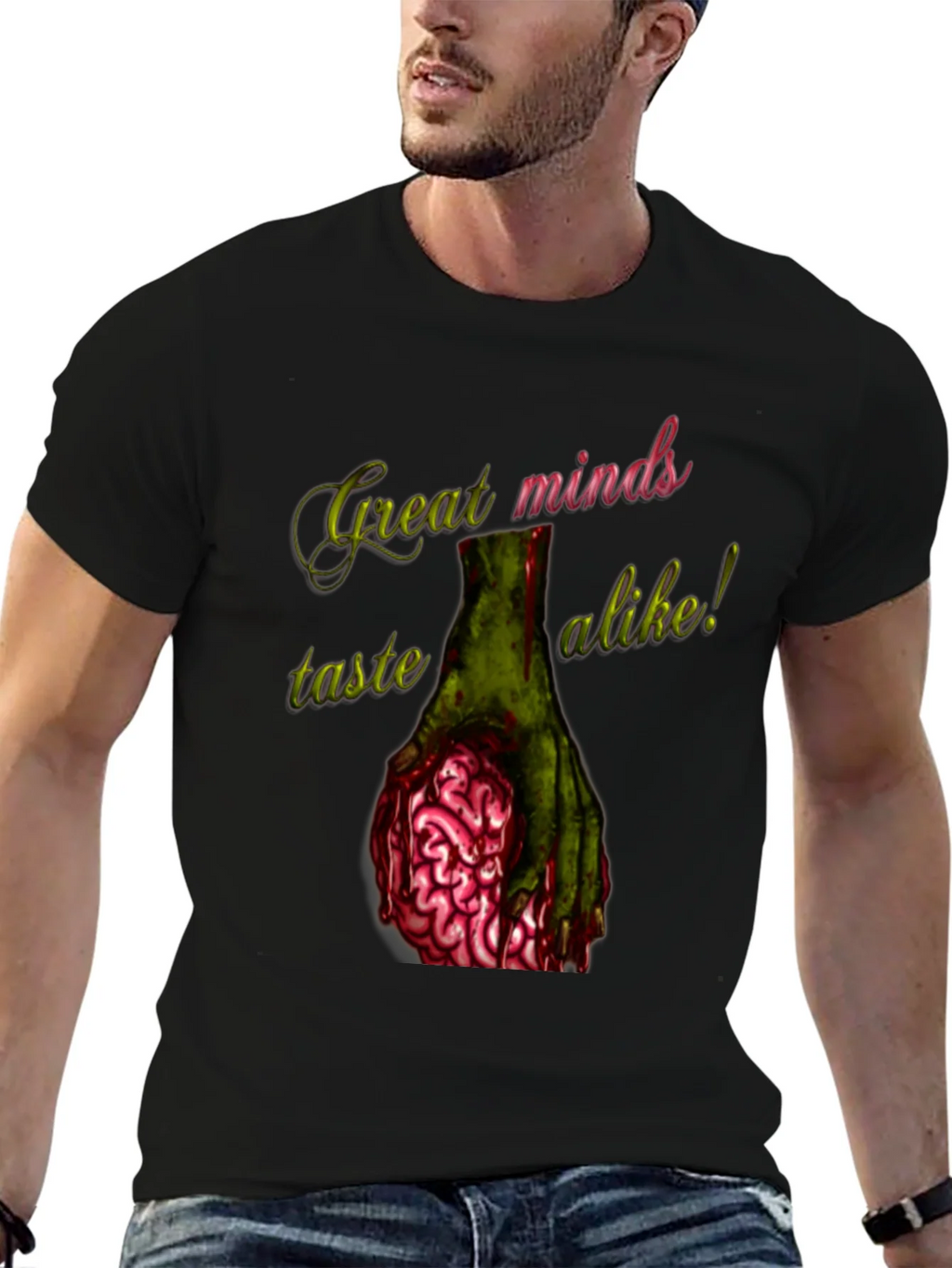 Zombie Brain T-Shirt - Great Minds Taste Alike product image 9