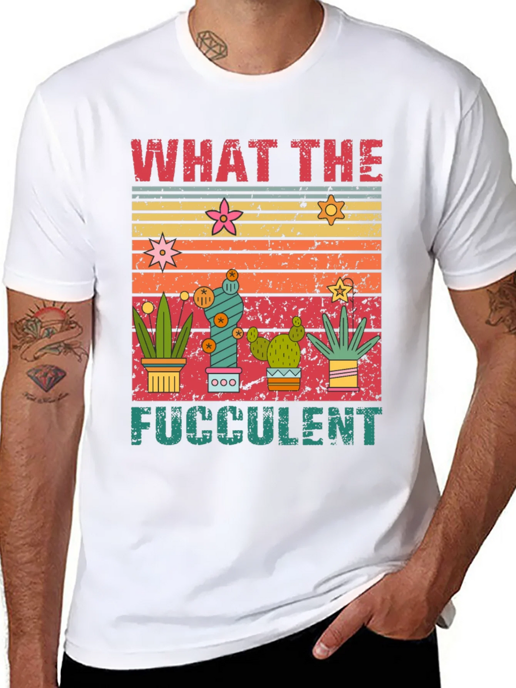 What the Fucculent T-Shirt product image 10