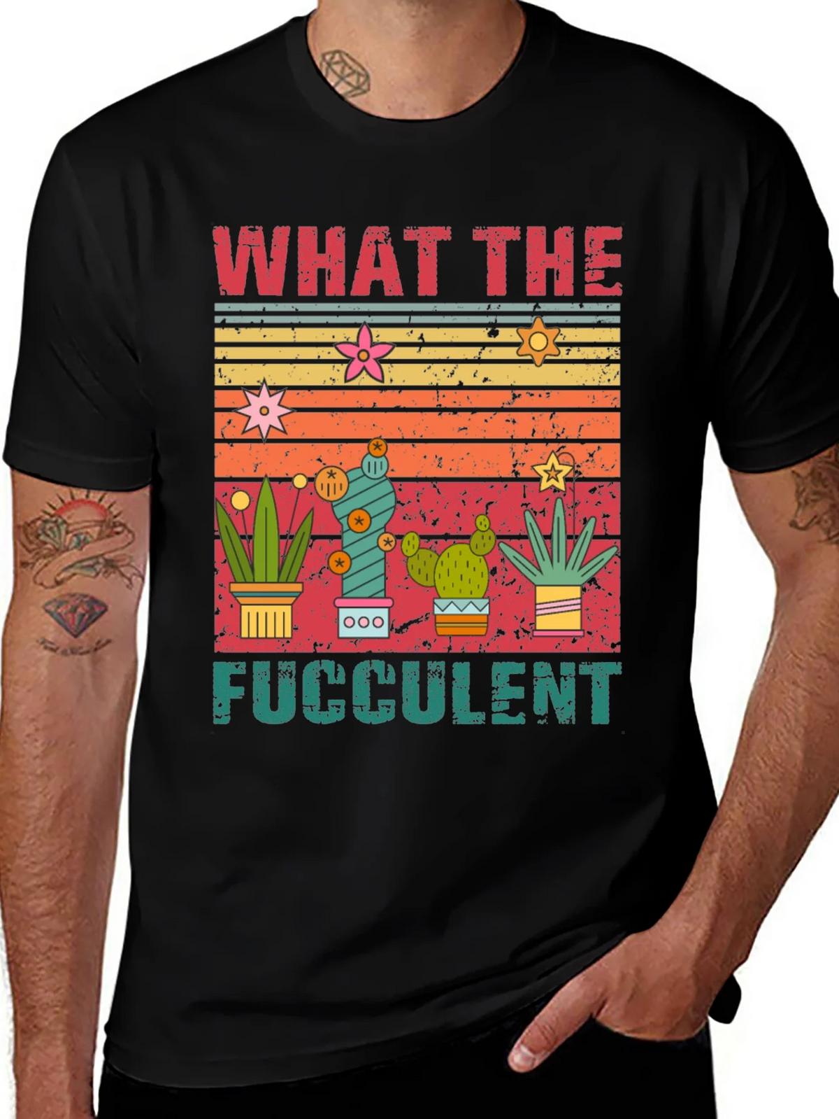 What the Fucculent T-Shirt product image 1