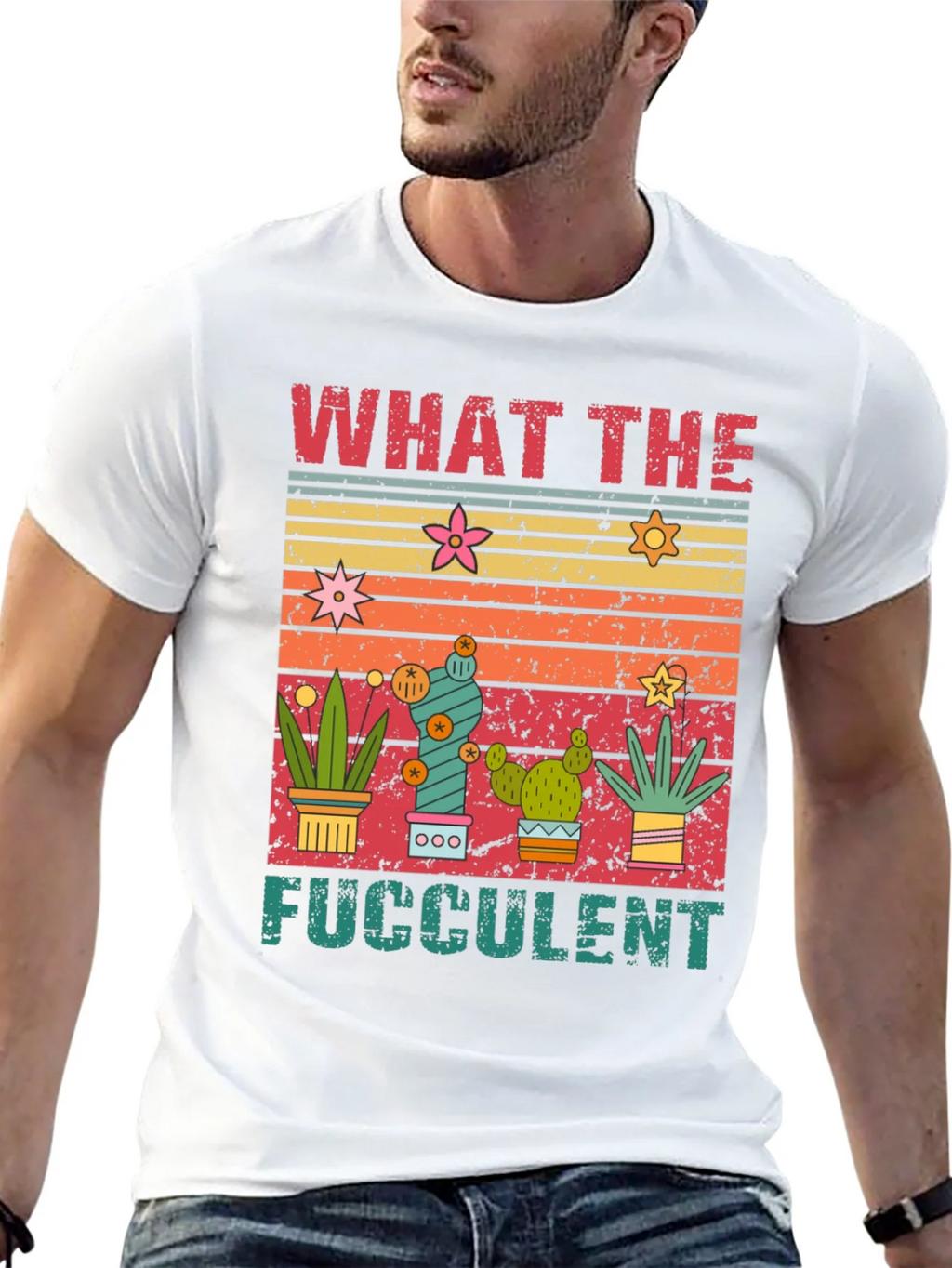 What the Fucculent T-Shirt product image 4