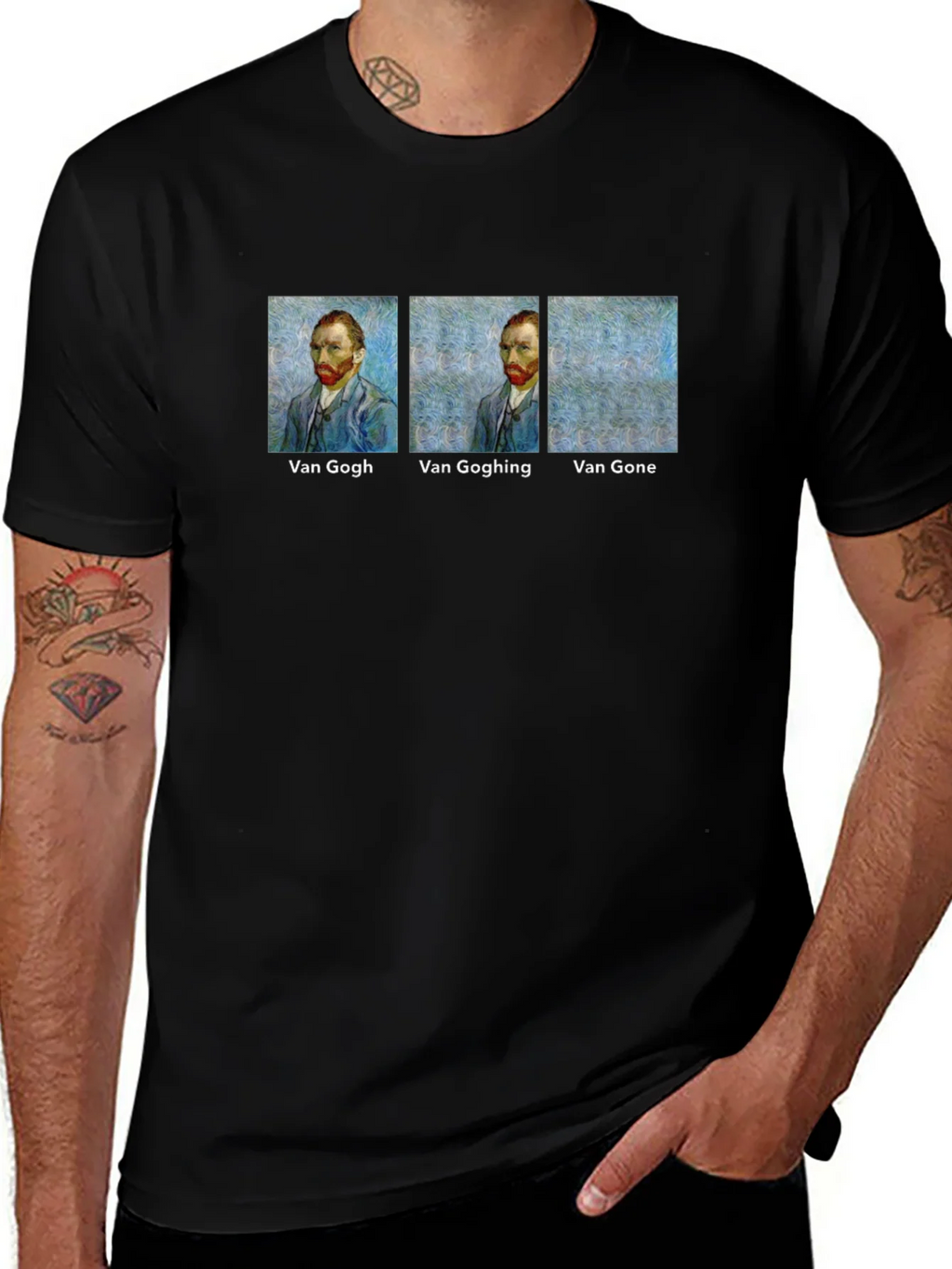 Van Gogh Humor T-Shirt - Art Lover Tee product image 1