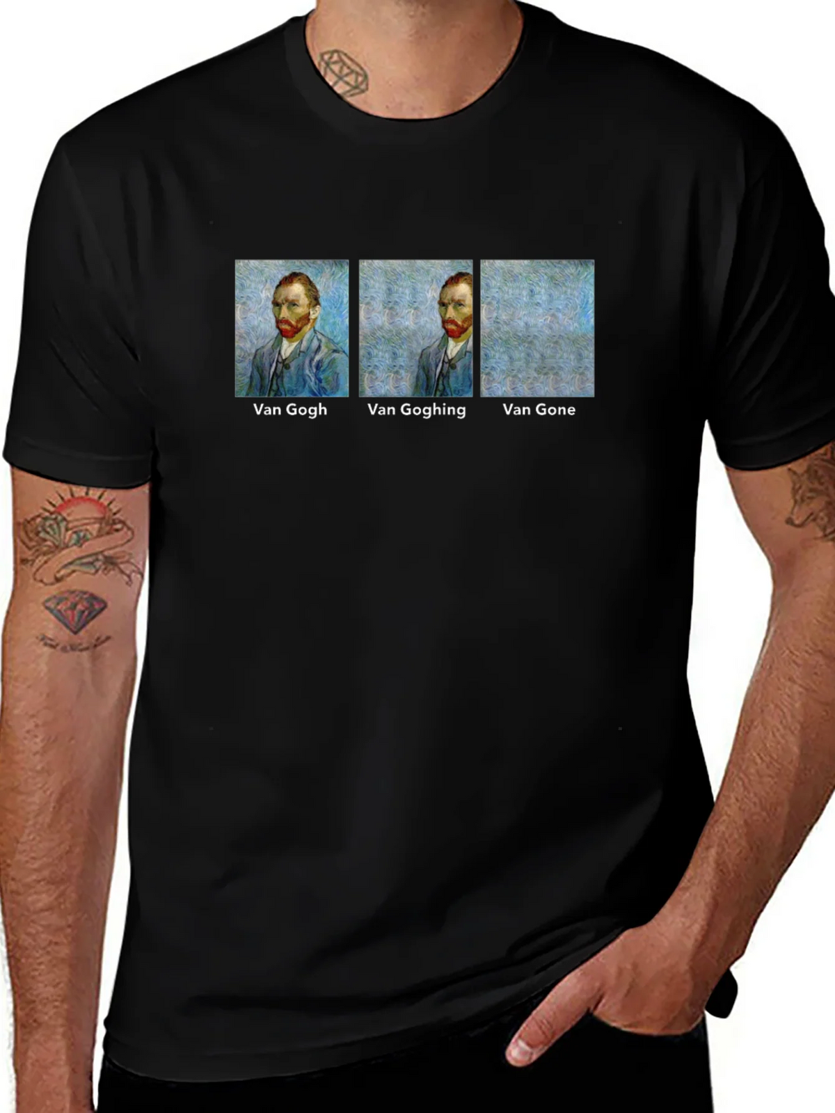 Van Gogh Humor T-Shirt - Art Lover Tee product image 1